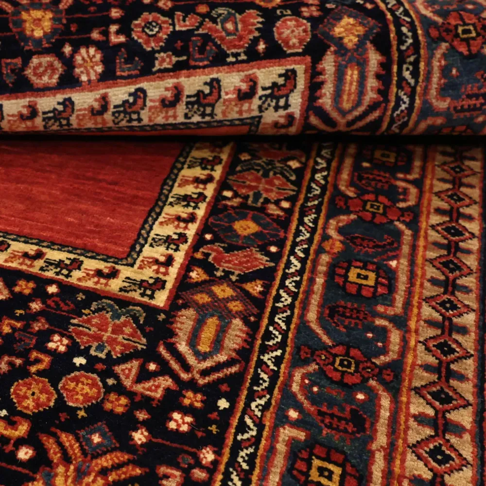 Perserteppich - Nomadic - 143 x 105 cm - mehrfarbig