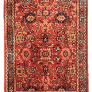 Perserteppich - Nomadic 143 x 110 cm - dunkelrot