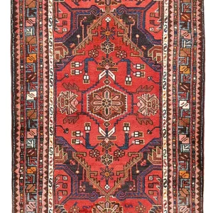 Perserteppich - Nomadic - 143 x 87 cm - rot