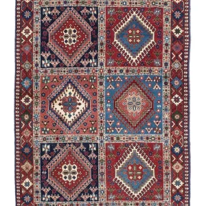 Perserteppich - Nomadic 144 x 100 cm - blau