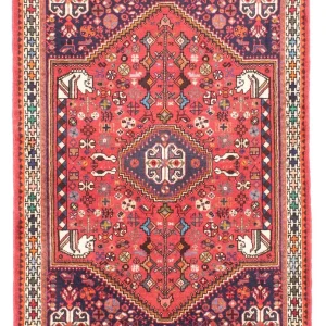 Perserteppich - Nomadic 144 x 103 cm - rot