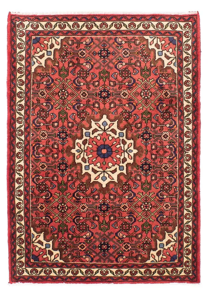 Perserteppich - Nomadic 147 x 100 cm - dunkelrot