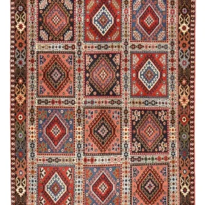 Perserteppich - Nomadic - 148 x 100 cm - mehrfarbig