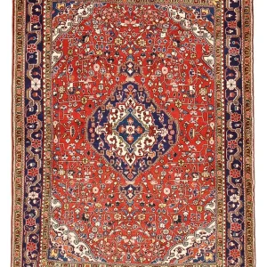 Perserteppich - Nomadic - 149 x 110 cm - rot