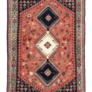 Perserteppich - Nomadic 150 x 101 cm - dunkelblau