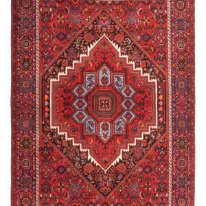 Perserteppich - Nomadic - 150 x 101 cm - rot