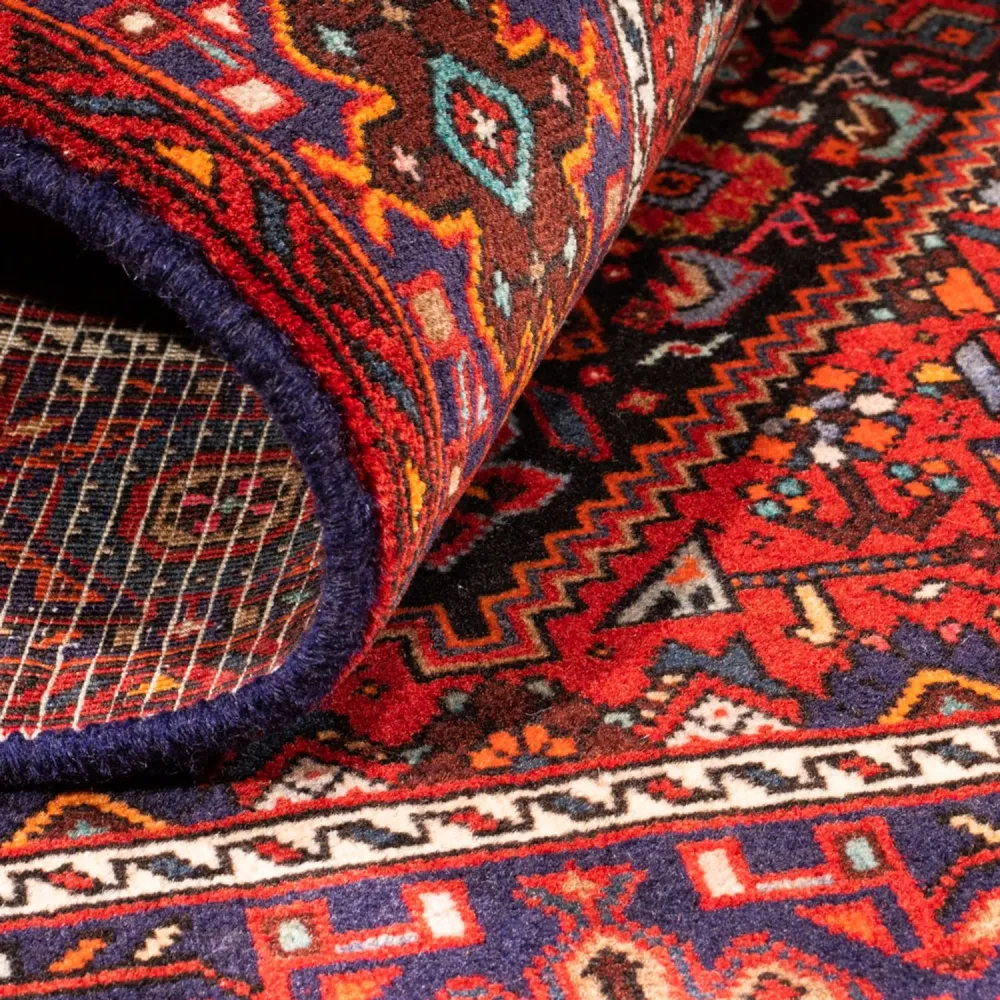 Perserteppich - Nomadic - 150 x 101 cm - rot
