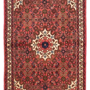 Perserteppich - Nomadic 150 x 103 cm - dunkelrot