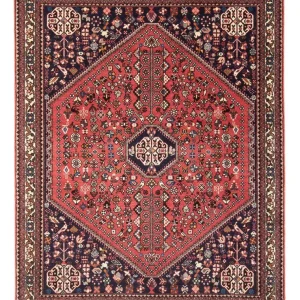 Perserteppich - Nomadic - 150 x 104 cm - rot