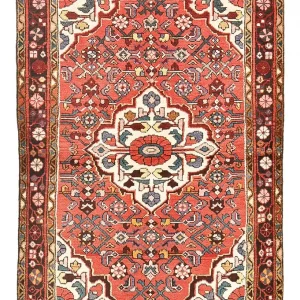 Perserteppich - Nomadic - 151 x 99 cm - hellrot