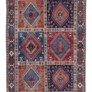 Perserteppich - Nomadic 152 x 102 cm - dunkelblau
