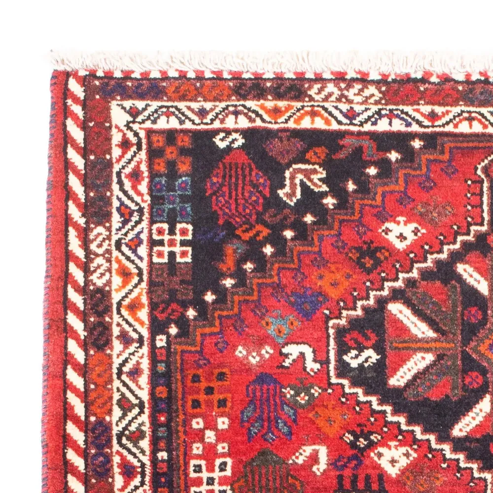 Perserteppich - Nomadic 153 x 120 cm - dunkelrot