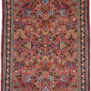 Perserteppich - Nomadic - 155 x 110 cm - dunkelrot