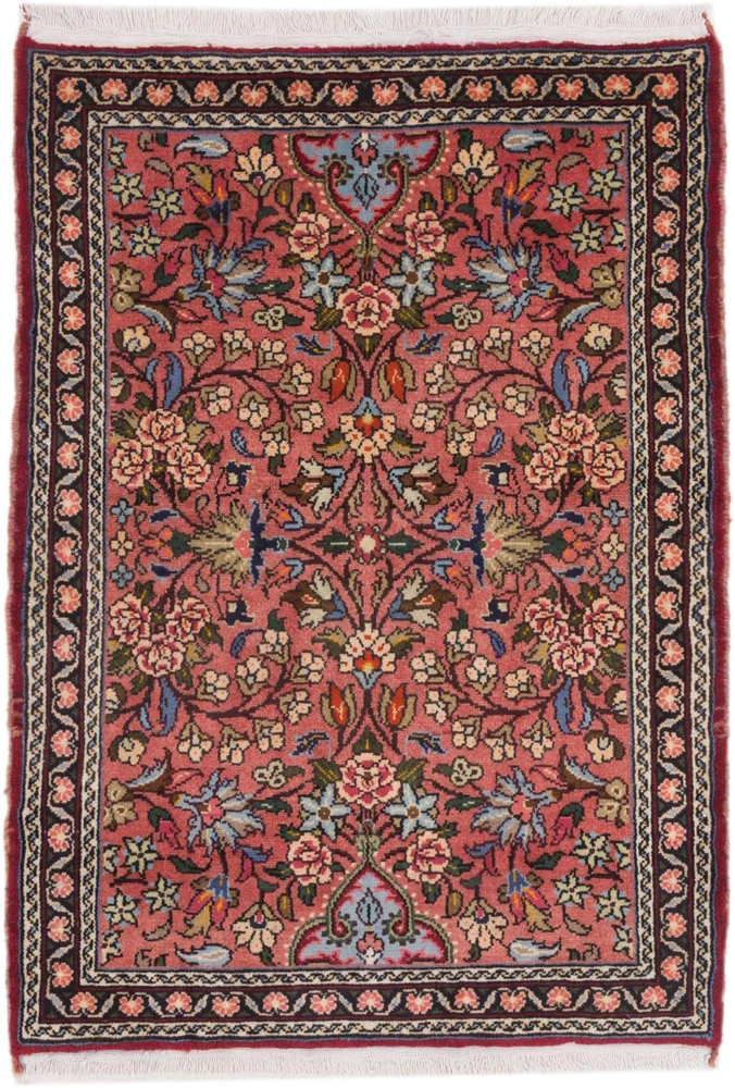 Perserteppich - Nomadic - 155 x 110 cm - dunkelrot