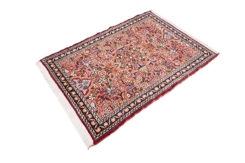 Perserteppich - Nomadic - 155 x 110 cm - dunkelrot