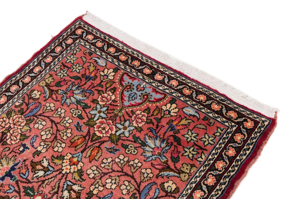 Perserteppich - Nomadic - 155 x 110 cm - dunkelrot