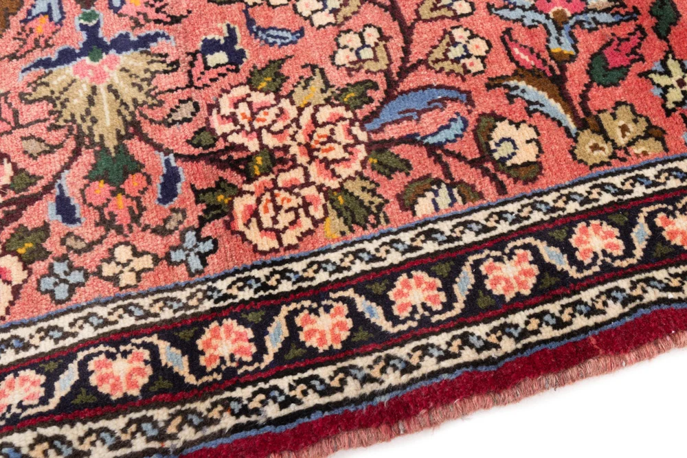 Perserteppich - Nomadic - 155 x 110 cm - dunkelrot