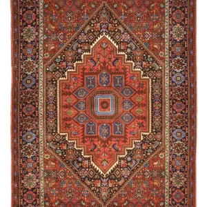 Perserteppich - Nomadic - 156 x 102 cm - rot