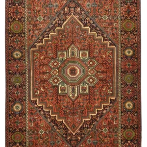 Perserteppich - Nomadic - 156 x 103 cm - terrakotta