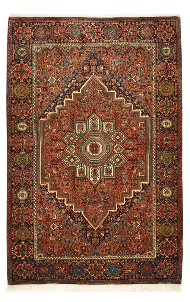 Perserteppich - Nomadic - 156 x 103 cm - terrakotta