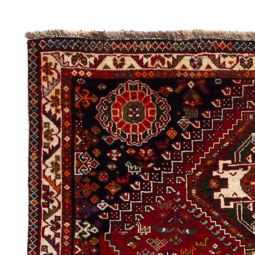 Perserteppich - Nomadic - 156 x 110 cm - dunkelrot
