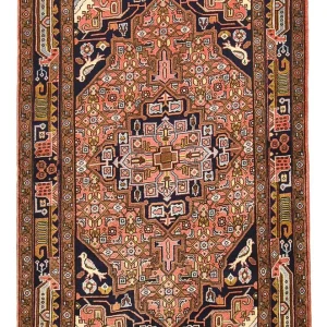 Perserteppich - Nomadic - 160 x 102 cm - hellrot