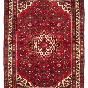 Perserteppich - Nomadic 160 x 115 cm - dunkelrot