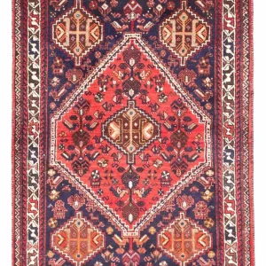 Perserteppich - Nomadic 164 x 118 cm - dunkelblau