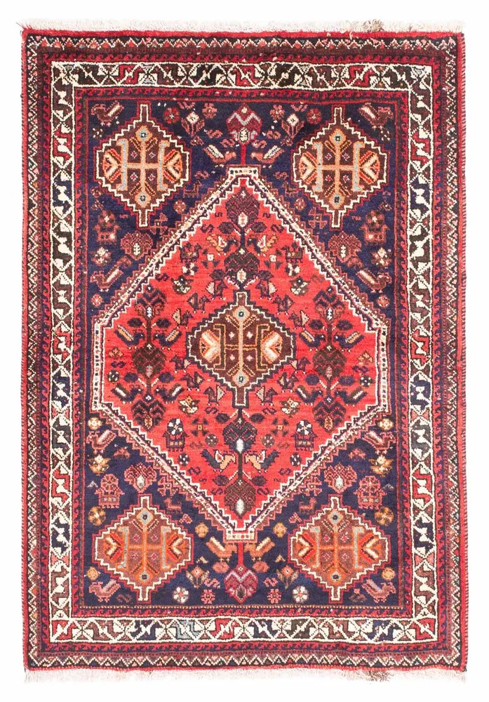 Perserteppich - Nomadic 164 x 118 cm - dunkelblau