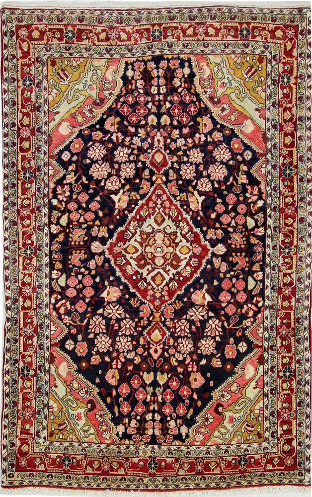 Perserteppich - Nomadic - 166 x 108 cm - dunkelblau