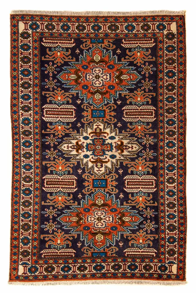 Perserteppich - Nomadic 170 x 112 cm - dunkelblau