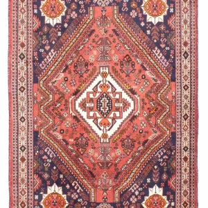 Perserteppich - Nomadic 170 x 118 cm - hellrot