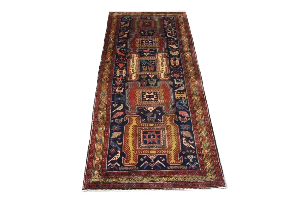 Perserteppich - Nomadic 182 x 124 cm - blau
