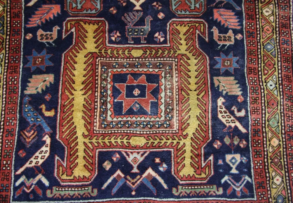 Perserteppich - Nomadic 182 x 124 cm - blau