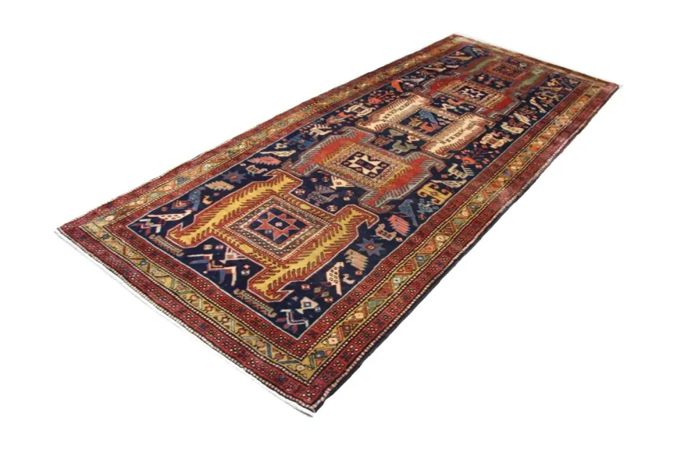 Perserteppich - Nomadic 182 x 124 cm - blau