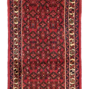 Perserteppich - Nomadic 195 x 68 cm - dunkelrot