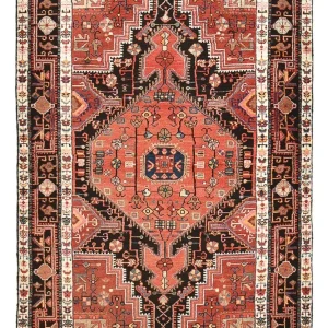Perserteppich - Nomadic - 198 x 129 cm - hellrot