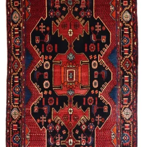 Perserteppich - Nomadic 202 x 138 cm - schwarz
