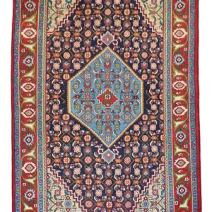 Perserteppich - Nomadic 203 x 137 cm - dunkelblau