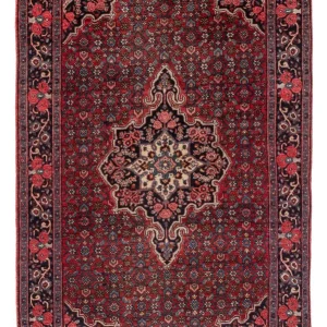 Perserteppich - Nomadic - 206 x 126 cm - rot