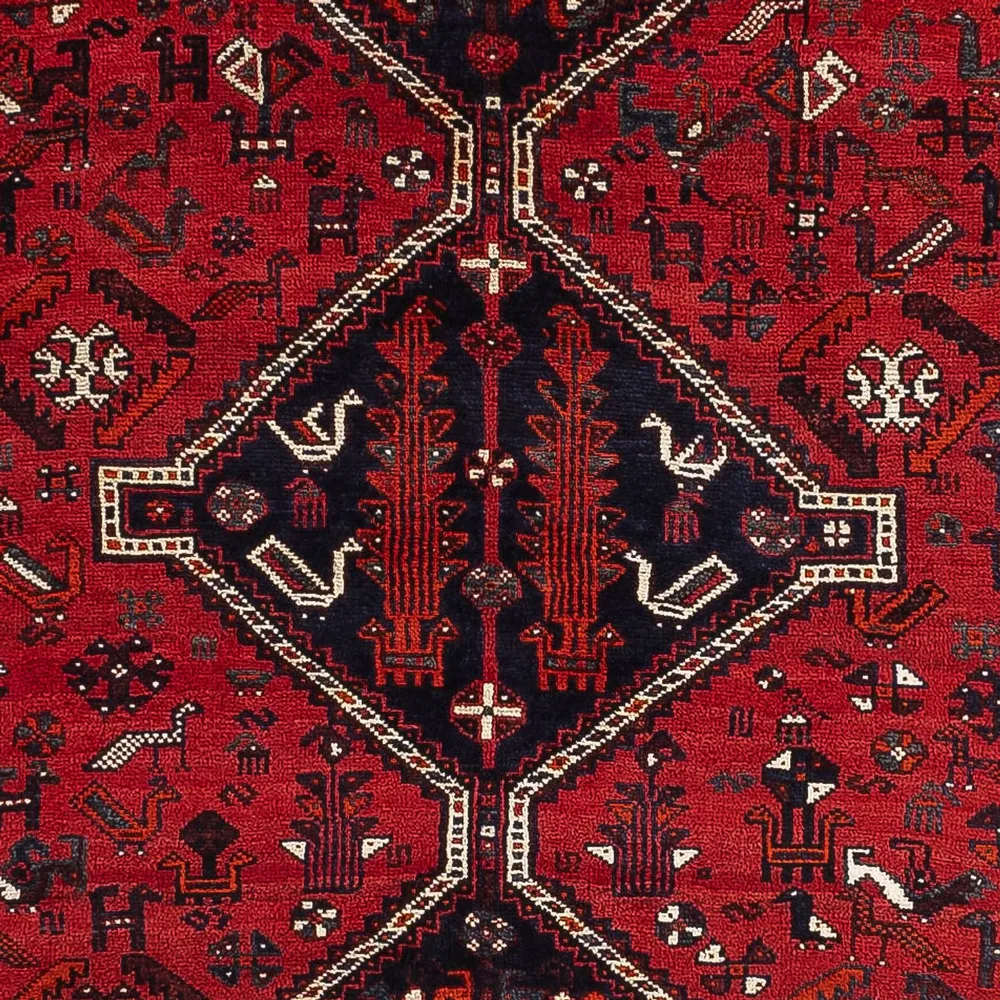 Perserteppich - Nomadic - 221 x 159 cm - rot