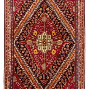Perserteppich - Nomadic 250 x 152 cm - dunkelrot