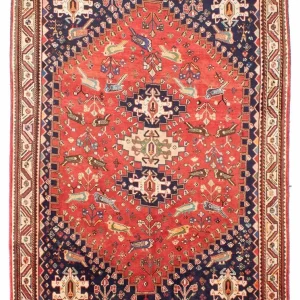 Perserteppich - Nomadic 257 x 205 cm - rot