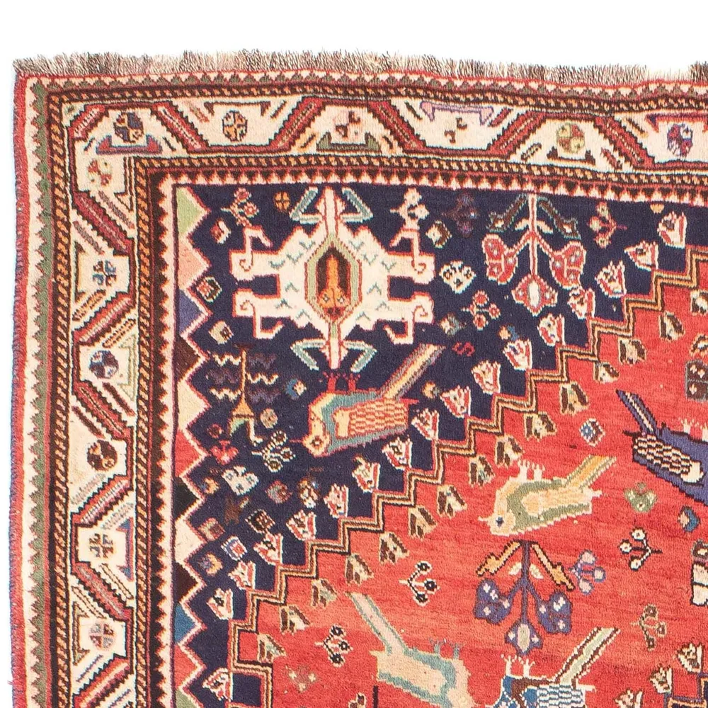 Perserteppich - Nomadic 257 x 205 cm - rot