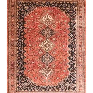 Perserteppich - Nomadic 280 x 207 cm - rot