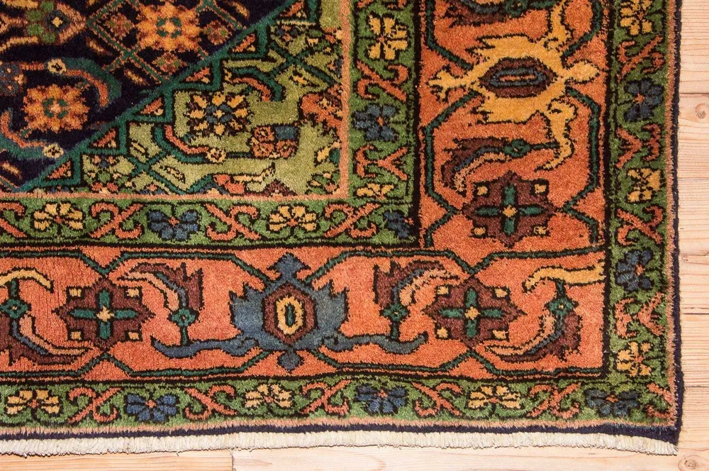 Perserteppich - Nomadic 284 x 143 cm - dunkelblau