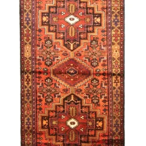 Perserteppich - Nomadic 290 x 103 cm - orange