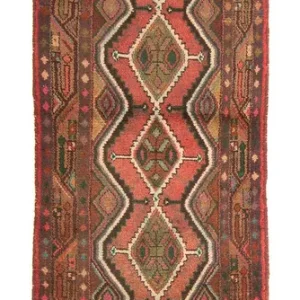 Perserteppich - Nomadic 290 x 86 cm - hellrot