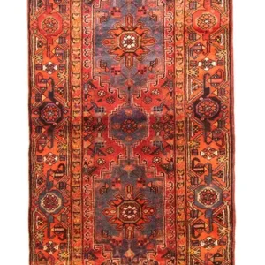 Perserteppich - Nomadic 297 x 102 cm - rot