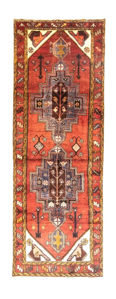 Perserteppich - Nomadic 297 x 105 cm - orange